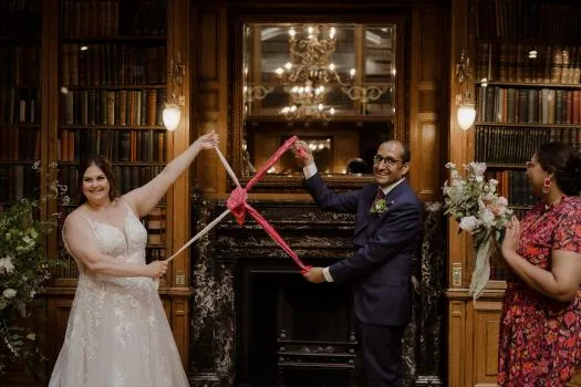 Tying the knot wedding